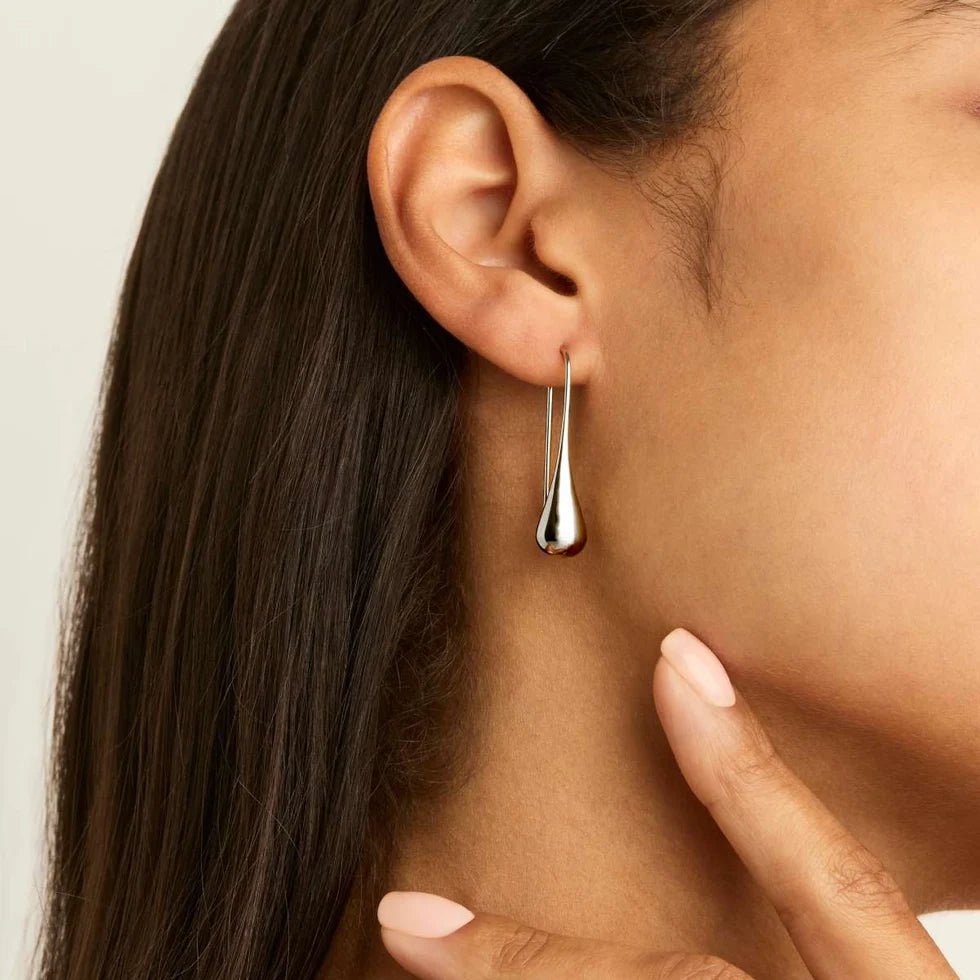 My Silent Tears Silver Earring