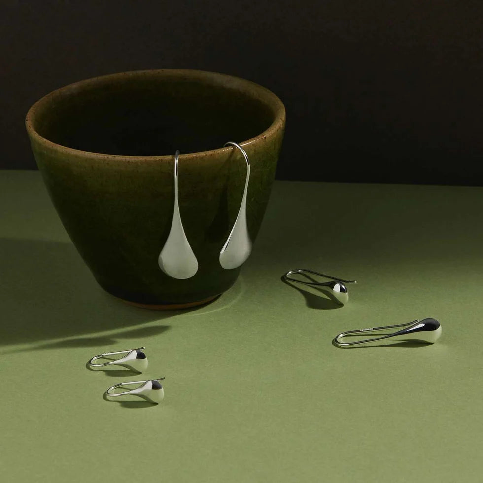 My Silent Tears Silver Earring