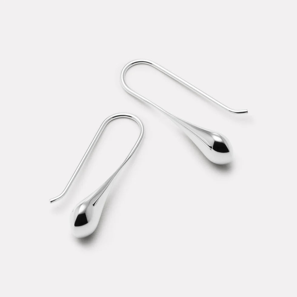 My Silent Tears Silver Earring