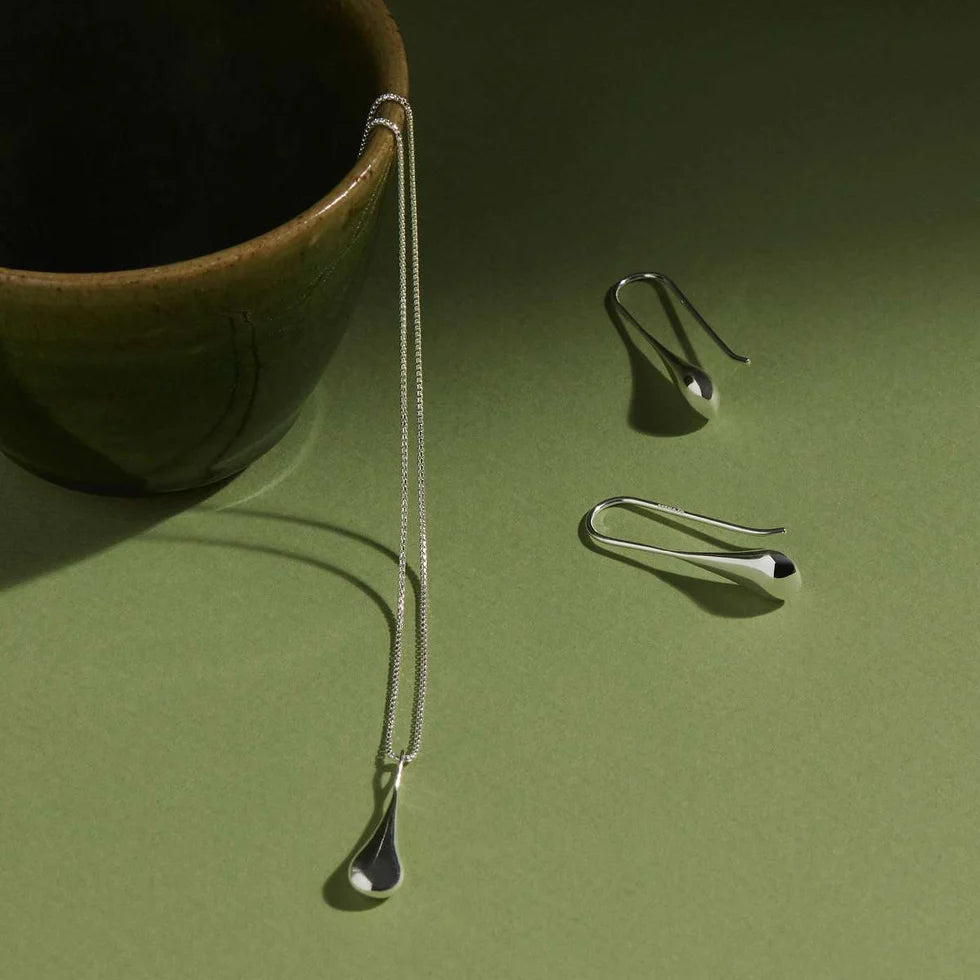 My Silent Tears Silver Earring