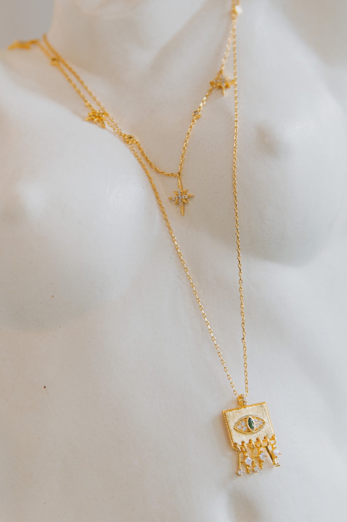 Eye - I Love You - Necklace - Gold Plated
