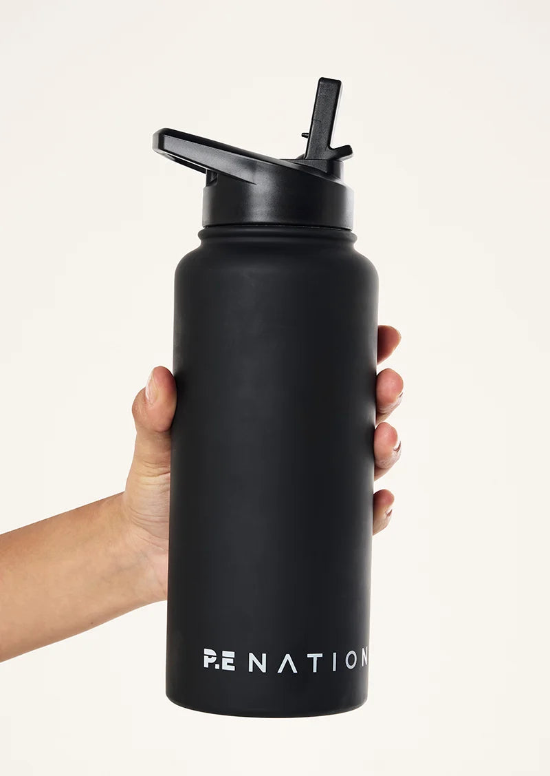 PE Nation Stainless Steel Bottle - Black