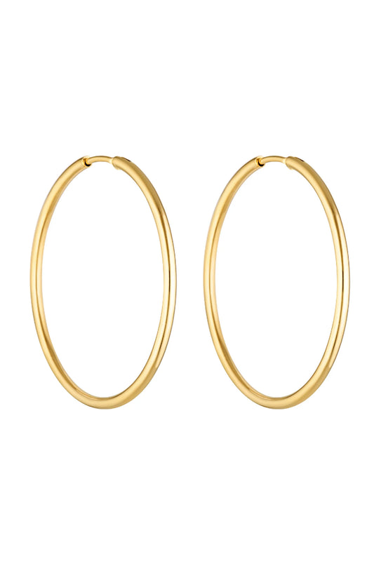90's Hoops 50mm - Gold