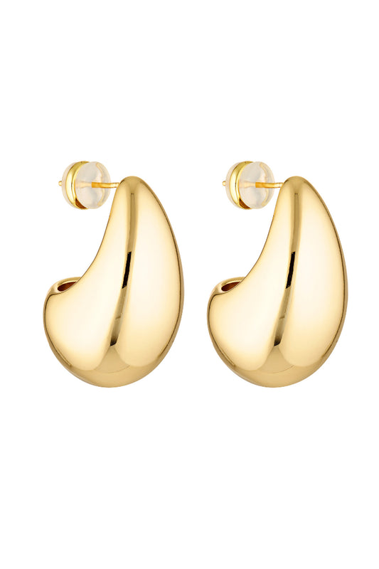 Blob Earrings - Gold