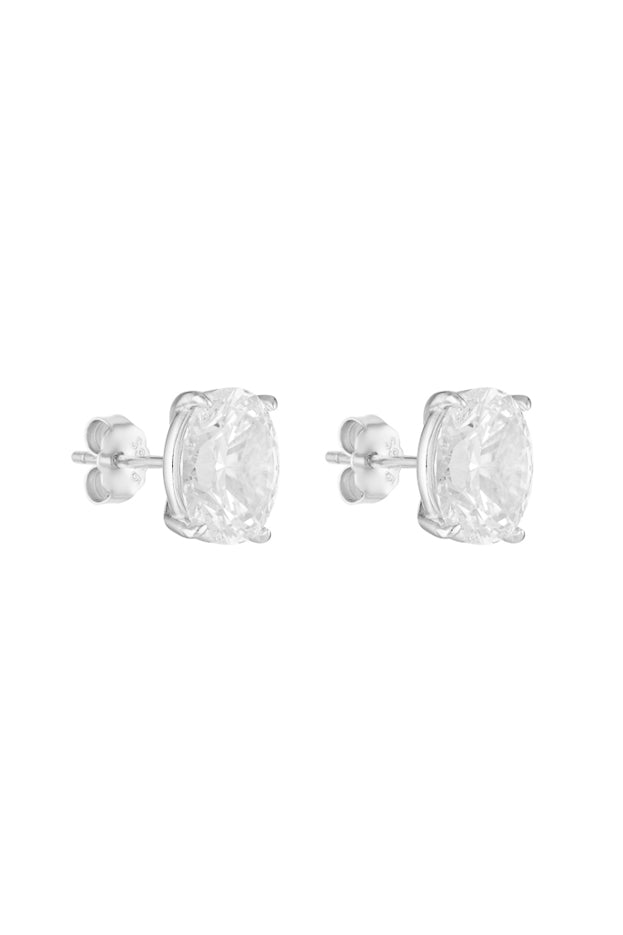 Round Studs (2ct) - Silver
