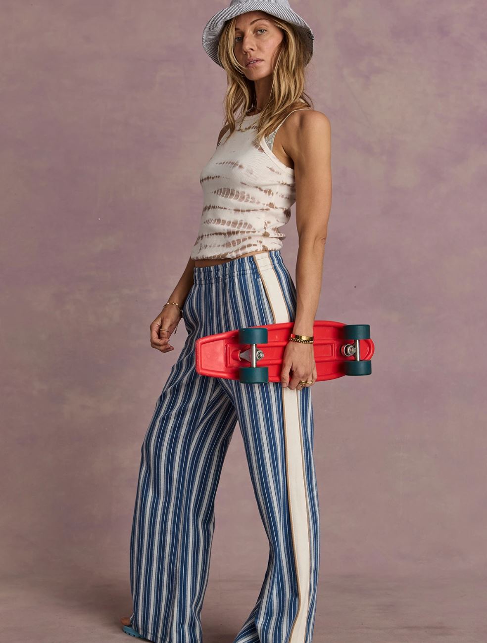 Palmas Marnie Wide Leg Pant - Denim