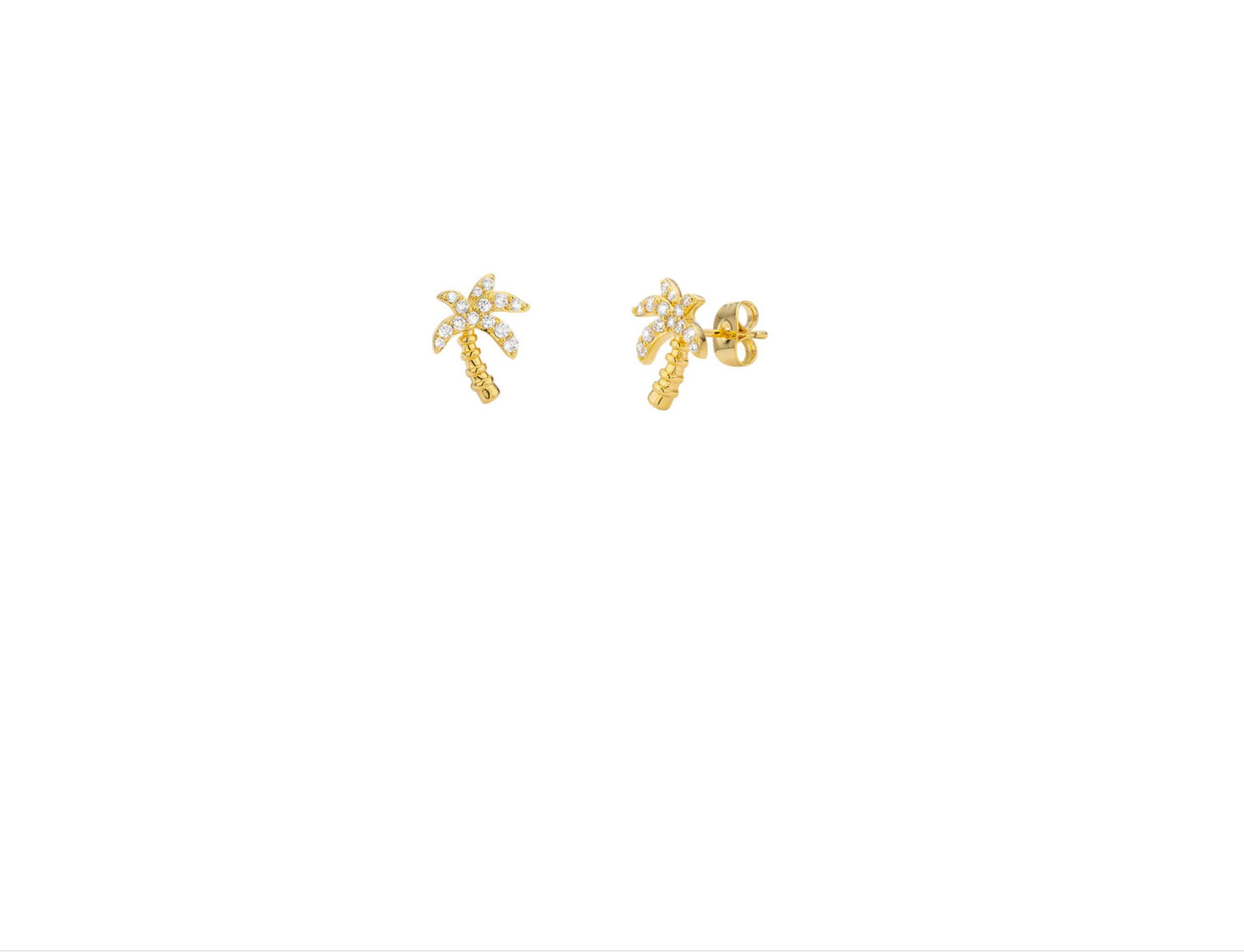 Palms Earrings - Gold-Plated