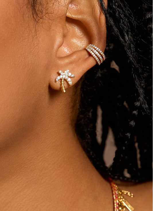 Palms Earrings - Gold-Plated