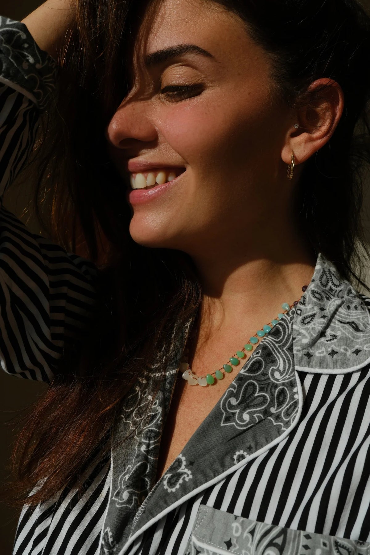 Rainbow Necklace - Multi-Stone