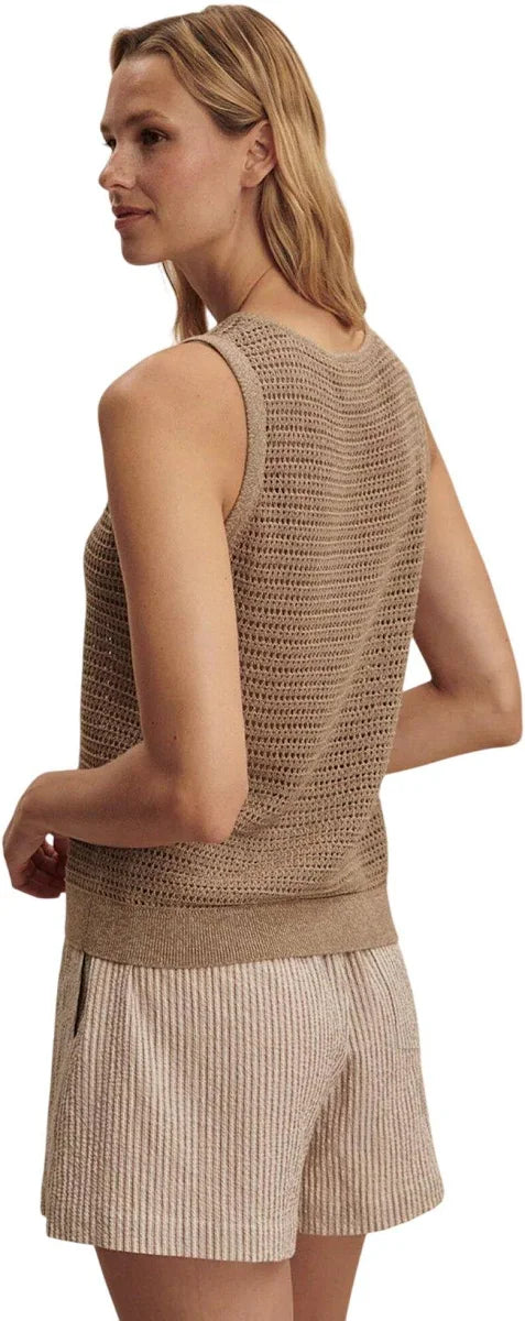 Ramon Knit Tank - Sepia Twist