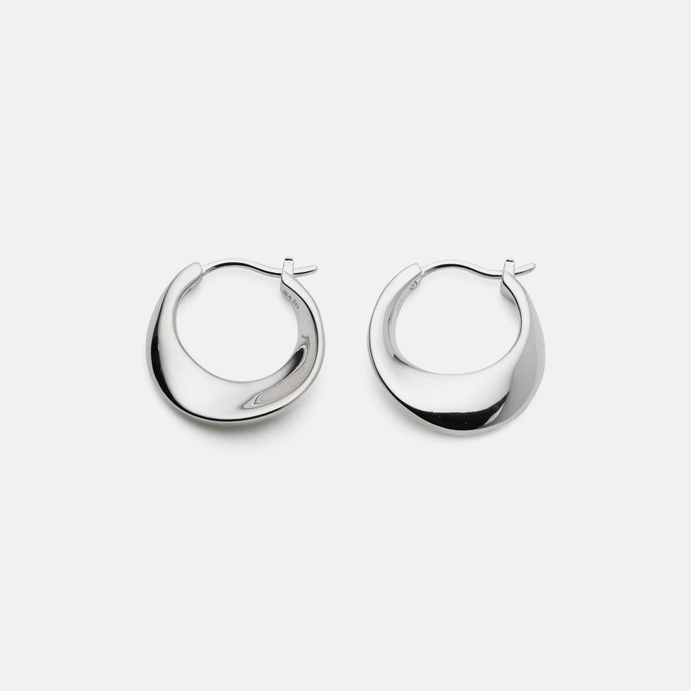 Rise Silver Earring