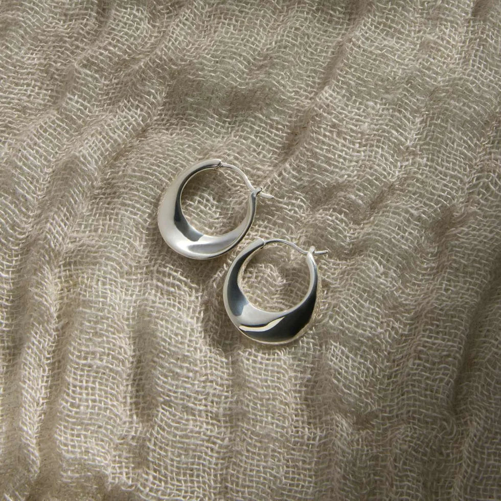 Rise Silver Earring