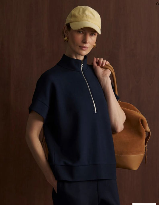 Ritchie Short Sleeve Sweat - Navy