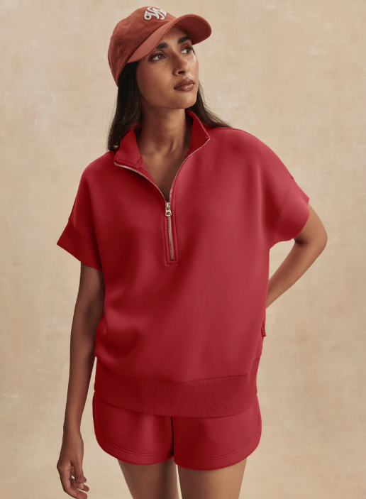 Ritchie Short Sleeve Sweat - Rich Raspberry