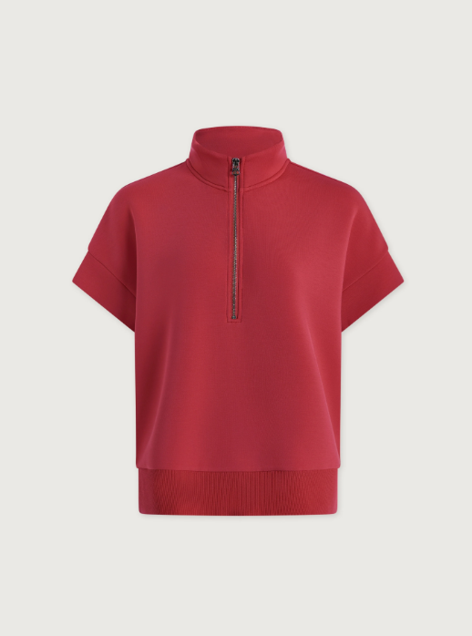 Ritchie Short Sleeve Sweat - Rich Raspberry