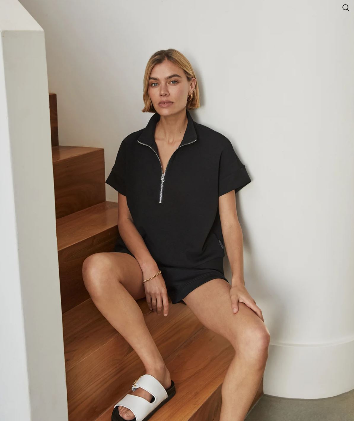 Ritchie Short Sleeve Sweat - Black