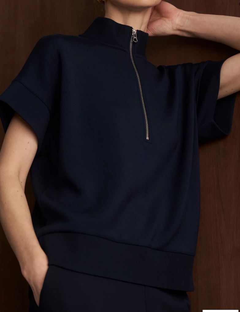 Ritchie Short Sleeve Sweat - Navy