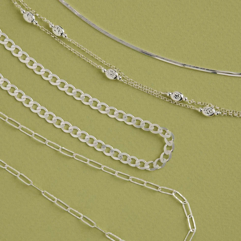 Rivière Silver Necklace