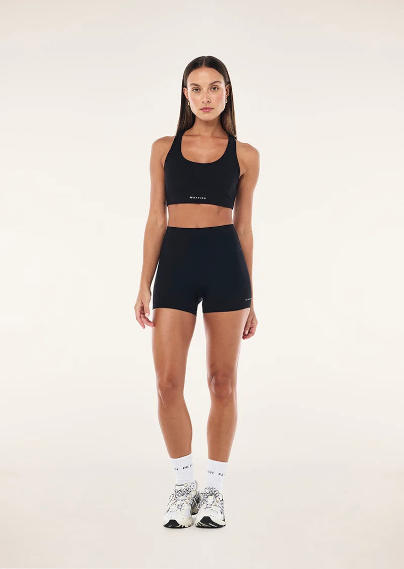 Signature 3 Inch Bike Short - Black