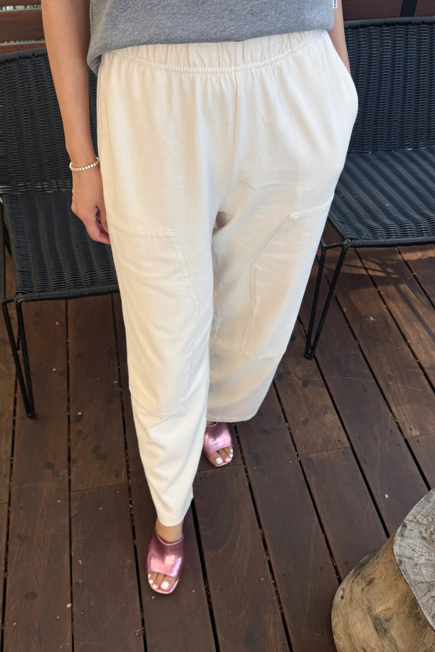 Soft Jersey Terra Pants - Natural