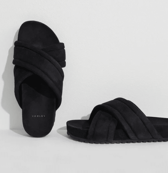 Ronley Quilted Slides - Black