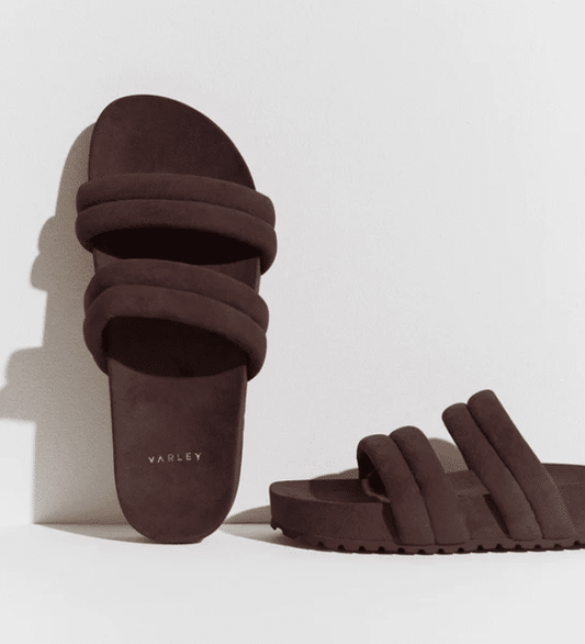 Giles Quilted Slides 2.0 - French Roast