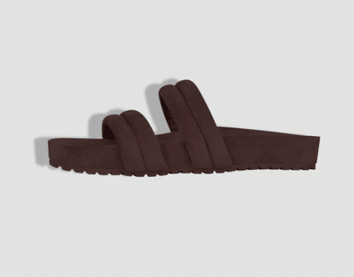 Giles Quilted Slides 2.0 - French Roast