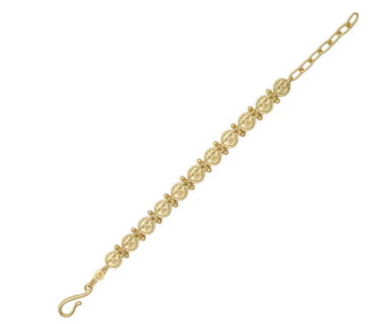 Gorgoneion Bracelet - 18K Gold Plated