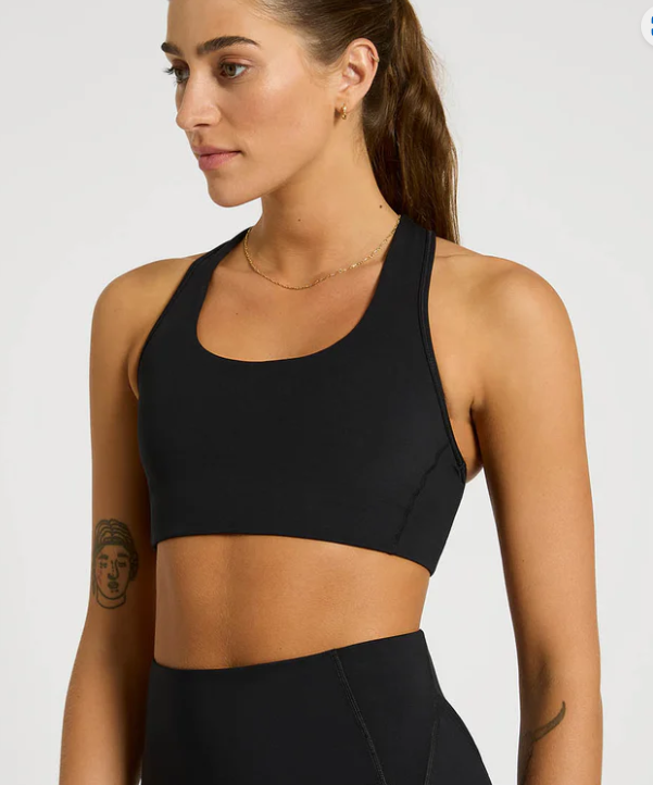 In Tempo Racer A-C Bra - Black