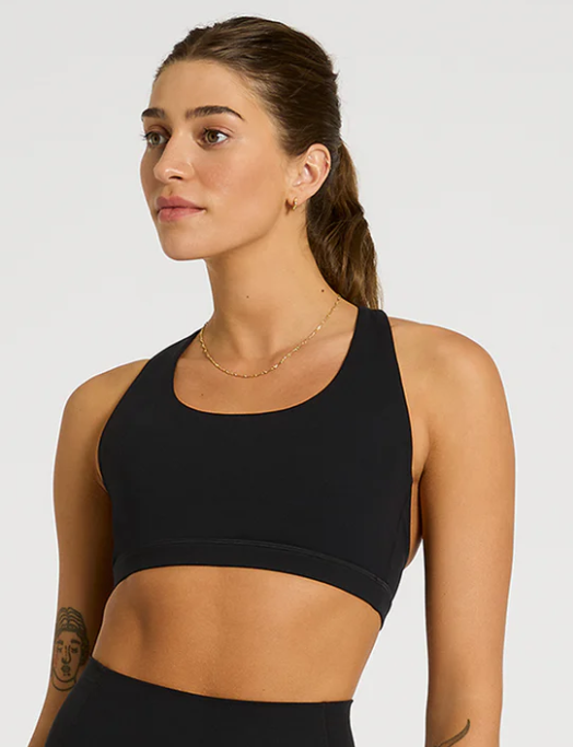 In Motion Racer Bra - Black