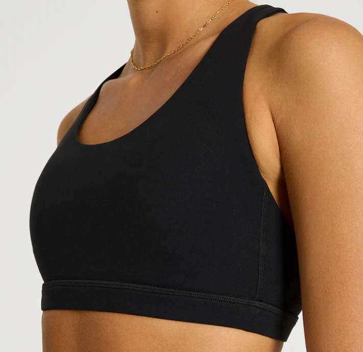 In Motion Racer Bra - Black