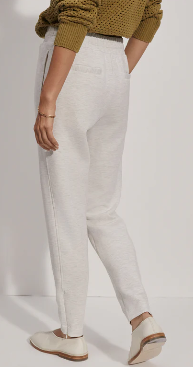 The Slim Zip Hem Pant 29.5 - Ivory Marl