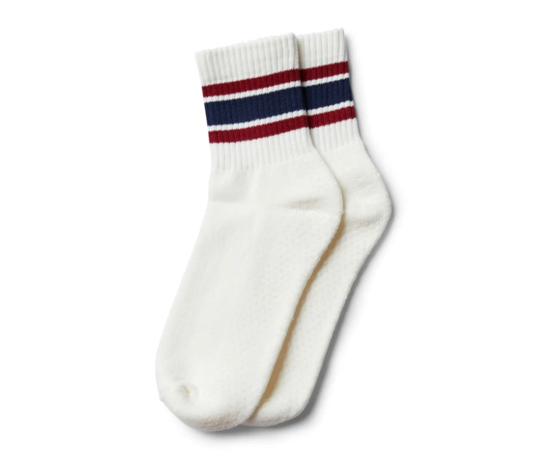 Retro Crew Grip Sock - Navy