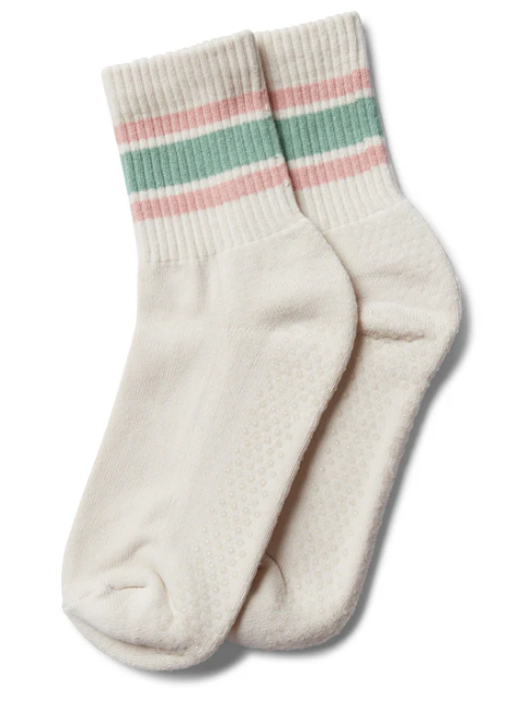 Retro Crew Grip Sock - Sage