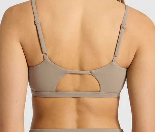 In Motion V Bralette - Taupe