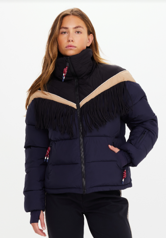 HAKUBA FOX PUFFER JACKET - MIDNIGHT BLUE