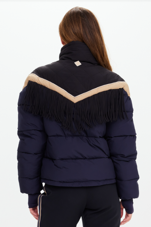 HAKUBA FOX PUFFER JACKET - MIDNIGHT BLUE
