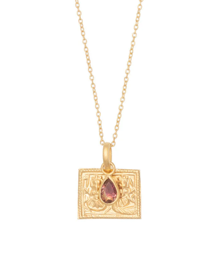 Goddess Pendant with Pink Tourmaline