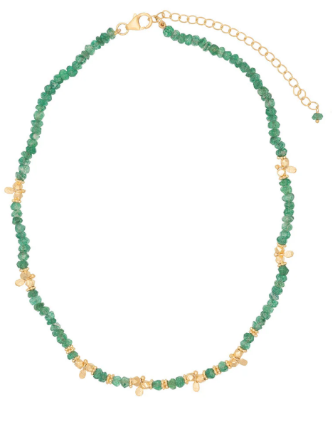 Green Aventurine Saffron Necklace