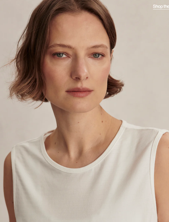 Nolan Seamless Longline Tank - White