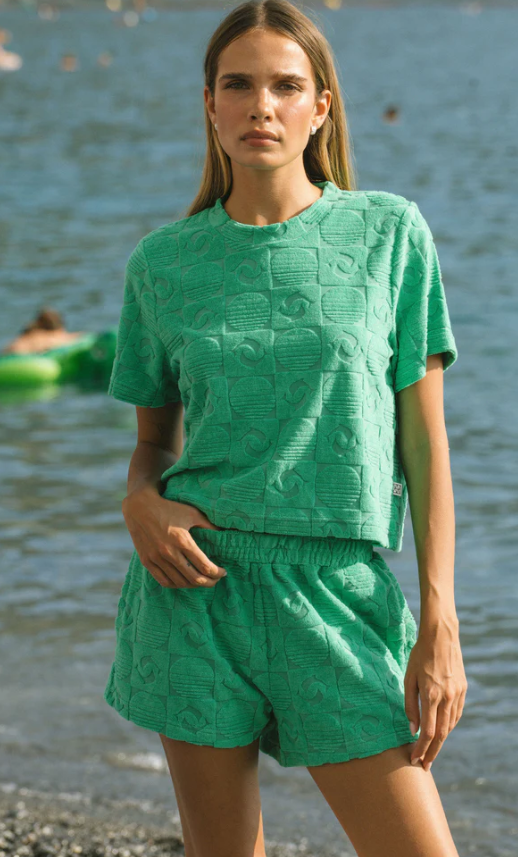 Cruise Dolphin Terry Short - Tropical Green