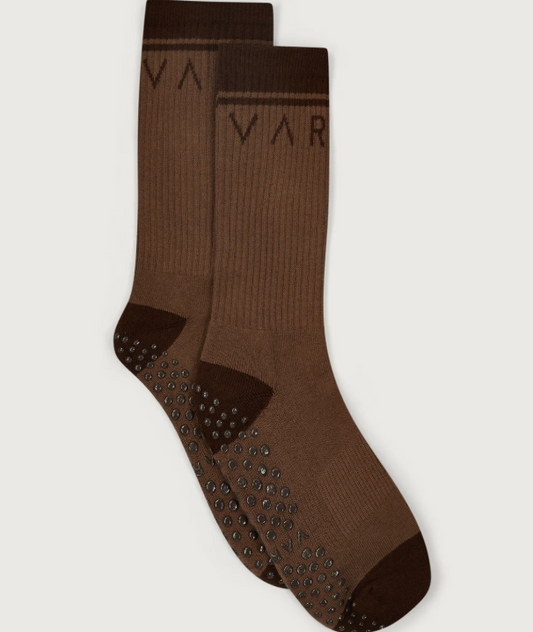 Kendrick Grip Sock - Deep Taupe