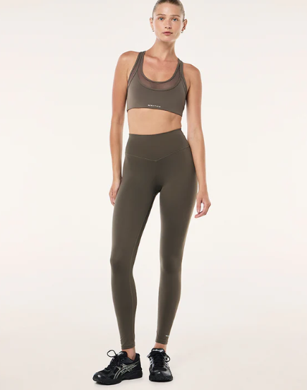 Signature Full Length Leggings - Major Brown