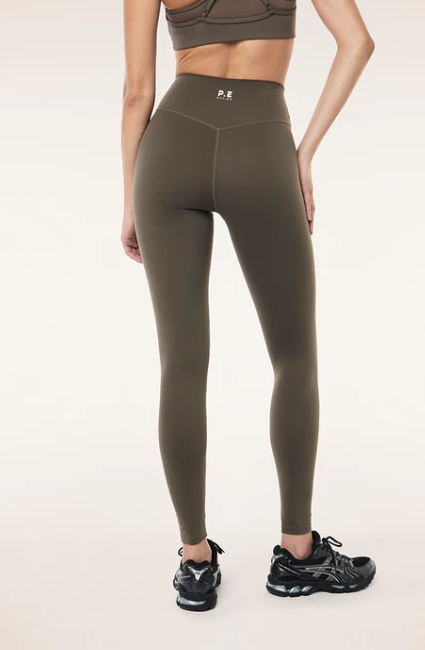 Signature Full Length Leggings - Major Brown
