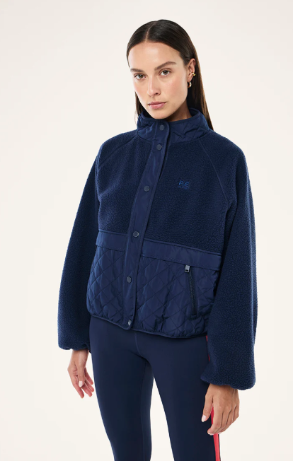 Technique Quilt Jacket - Dark Navy