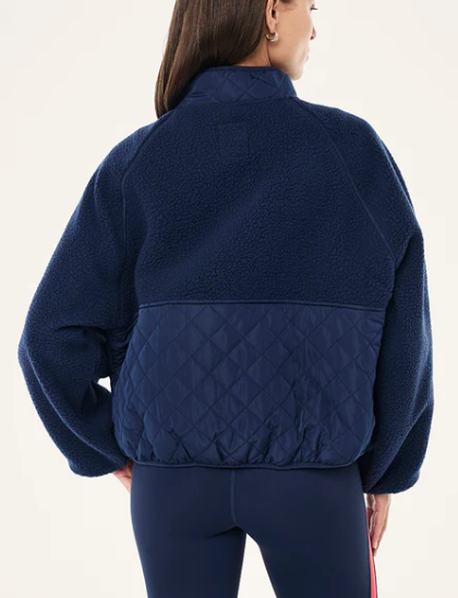 Technique Quilt Jacket - Dark Navy