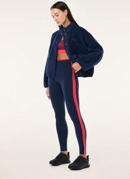 Technique Quilt Jacket - Dark Navy