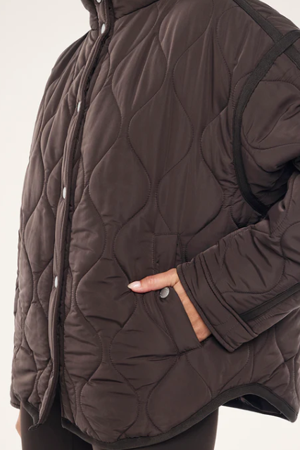 Surge Quilt Jacket - Coffee