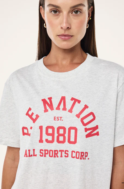 Backspin Tee - Grey Marl