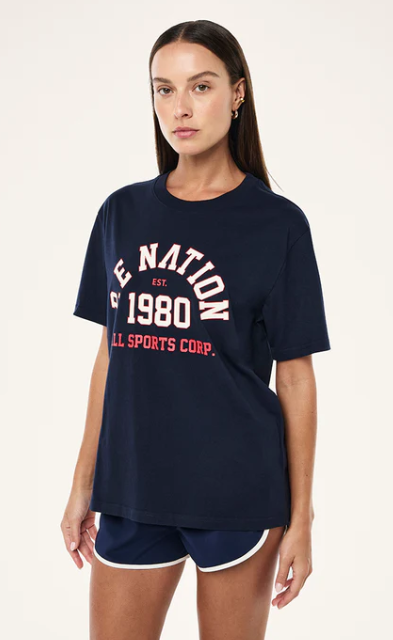Backspin Tee - Dark Navy